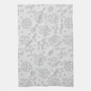 Spitzemuster, Blume Vintages 1 Handtuch