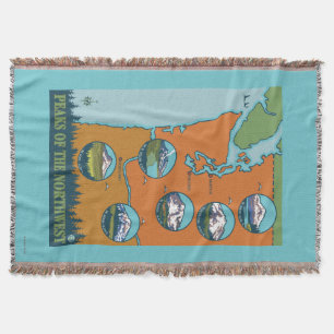 Spitzen des Nordwestens - 5 verschiedene Berge Decke