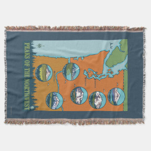 Spitzen des Nordwestens - 5 verschiedene Berge Decke