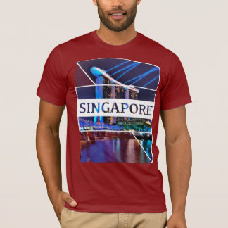Spitzen-Geschenk das T-Shirt Singapur-Männer