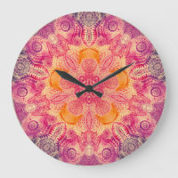 Spitzen-Ornament Mandala: Rundes Aquarelldesign