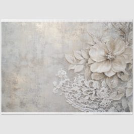 Spitzen-Patina und Bläschenprägung Seidenpapier