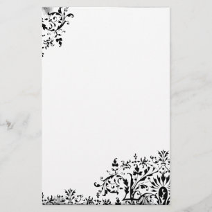 Spitzen- romantisches stationäres briefpapier