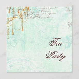 Spitzen Scrolls & Tassels Einladung