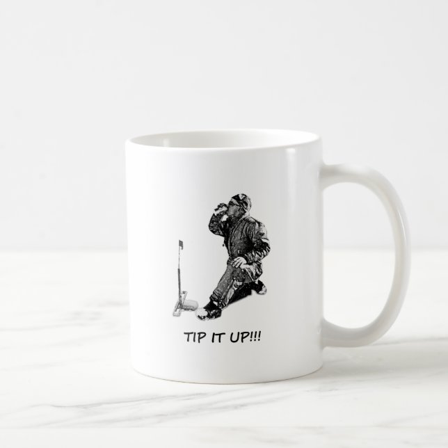Spitzen Sie es oben! Kaffeetasse (Rechts)