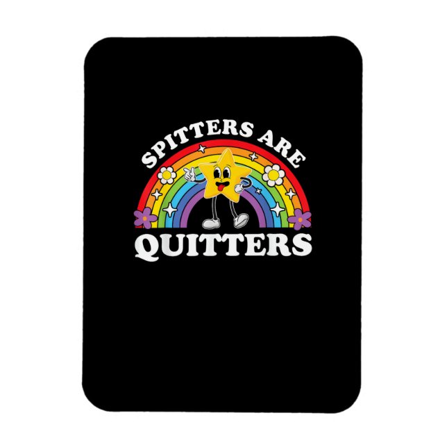 Spitzen sind Quitter unpassend Edgy Adult Hum Magnet (Vertikal)