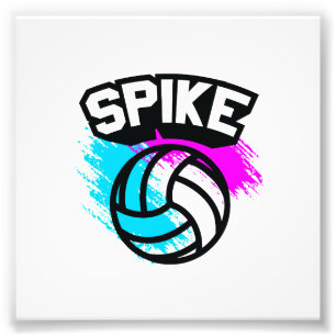 Spitzen-Volleyball Fotodruck