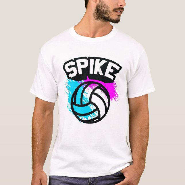 Spitzen-Volleyball T-Shirt (Vorderseite)