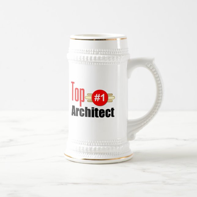Spitzenarchitekt Bierglas (Rechts)