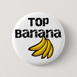 Spitzenbananen-T-Shirts und Geschenke Button