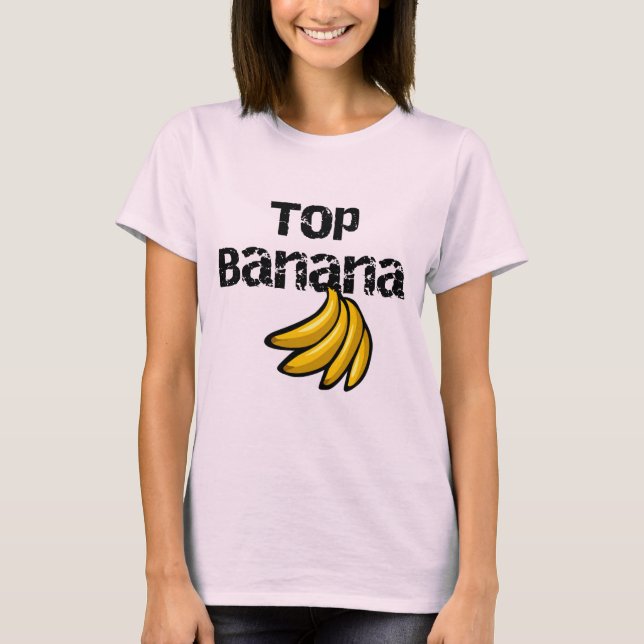 Spitzenbananen-T-Shirts und Geschenke T-Shirt (Vorderseite)