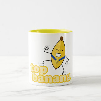 Spitzenbananen-Tasse Zweifarbige Tasse