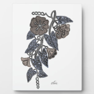 SpitzenBlume Fotoplatte