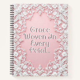 Spitzenblüten in Blüte Notizbuch