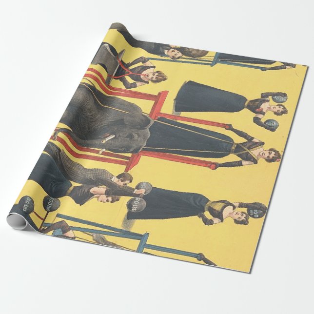 SPITZENBodybuildings-Mädchen Geschenkpapier (Ungerollt)