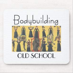 SPITZENBodybuildings-Mädchen Mousepad
