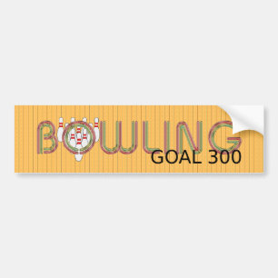SPITZENBowlings-Ziel 300 Autoaufkleber