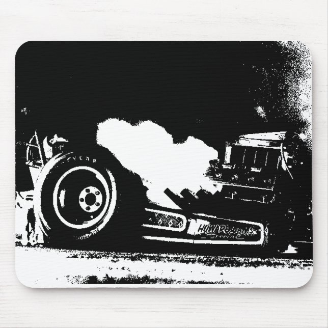 Spitzenbrennstoff Dragster Mousepad (Vorne)