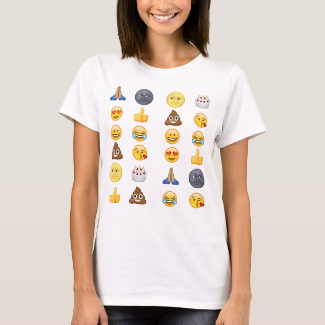 Spitzenemoji Sammlung T-Shirt (Vorderseite)