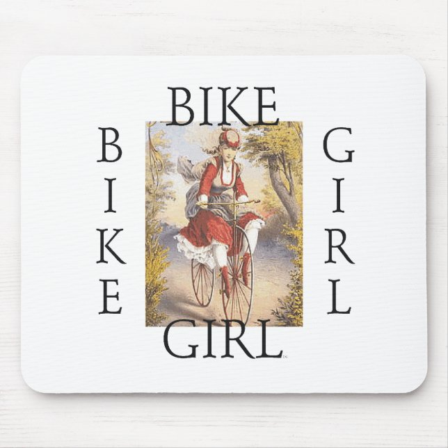 SPITZENfahrrad-Mädchen Mousepad (Vorne)