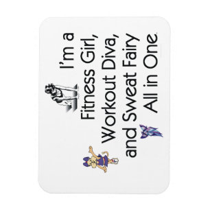 SPITZENFitness-dreifaches Spiel Magnet