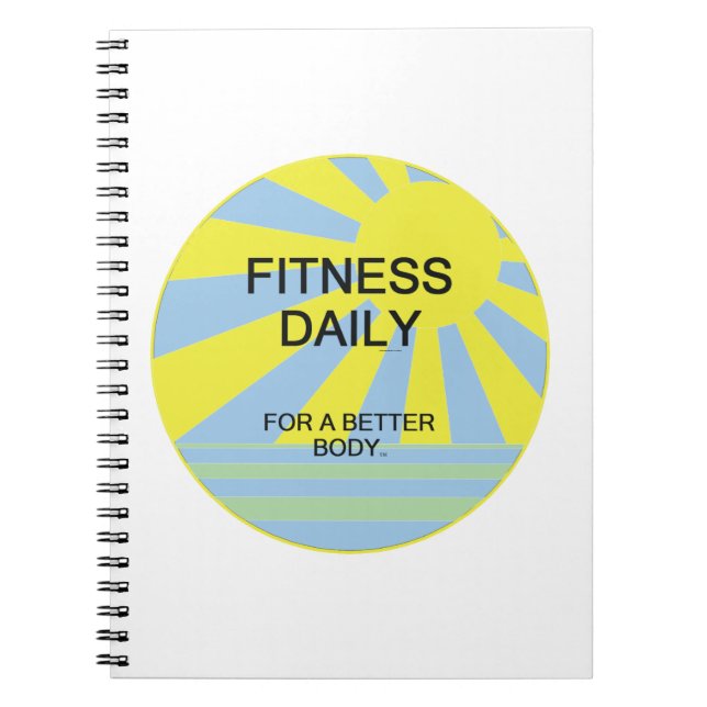 SPITZENFitness täglich Notizblock (Vorderseite)