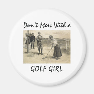 SPITZENgolf-Mädchen Magnet