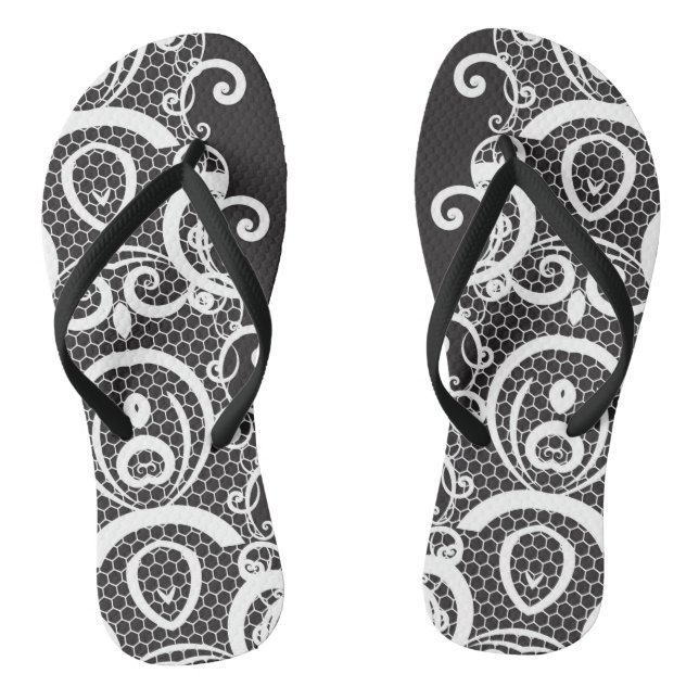 Spitzenhintergrund 1 flip flops (Fußbett)