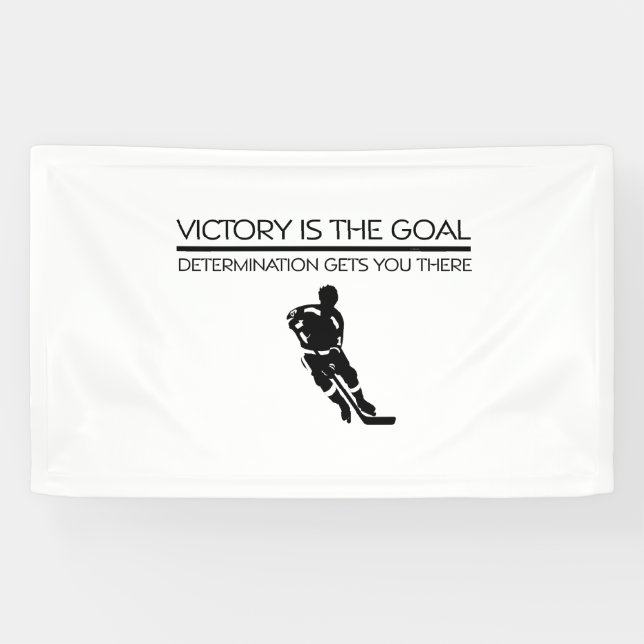 SPITZENHockey-Sieg-Slogan Banner (Horizontal)