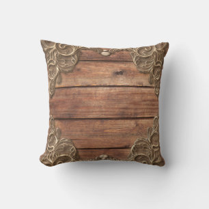 Spitzenholz Rustikal Vintage Westlich Elegant Farm Kissen