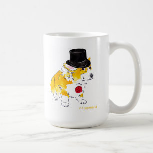 Spitzenhutcorgi-Tasse Kaffeetasse
