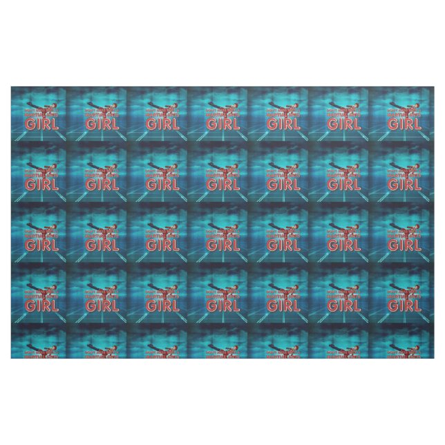 SPITZENKampfkunst-Mädchen Stoff (Fat Quarter (45,7 x 55,9 cm))