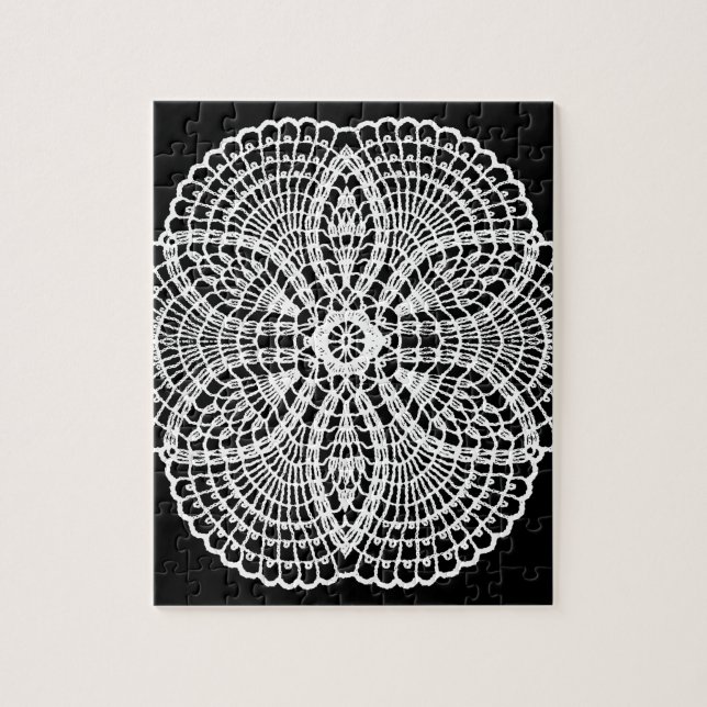 Spitzenkunst Puzzle (Vertikal)