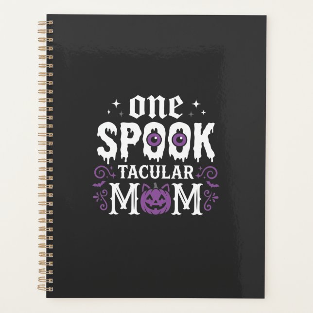 Spitzenmäßiges Halloween-Design für Mütter_1 Planer (Vorderseite)