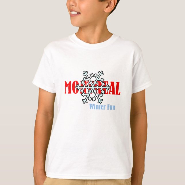 SPITZENmontreal-Winter-Spaß T-Shirt (Vorderseite)
