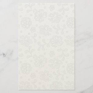 Spitzenmuster, Blume Vintag 1 Briefpapier