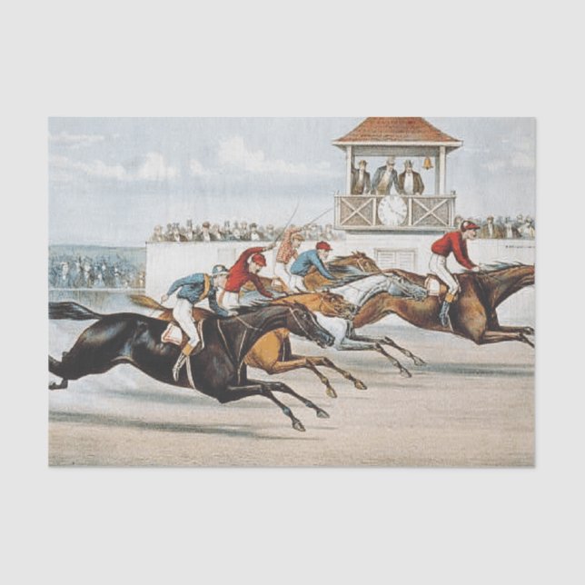 SPITZENrennen zum Sieg Seidenpapier (Vorderseite)