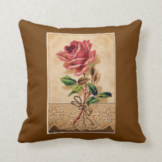 Spitzenrose Kissen