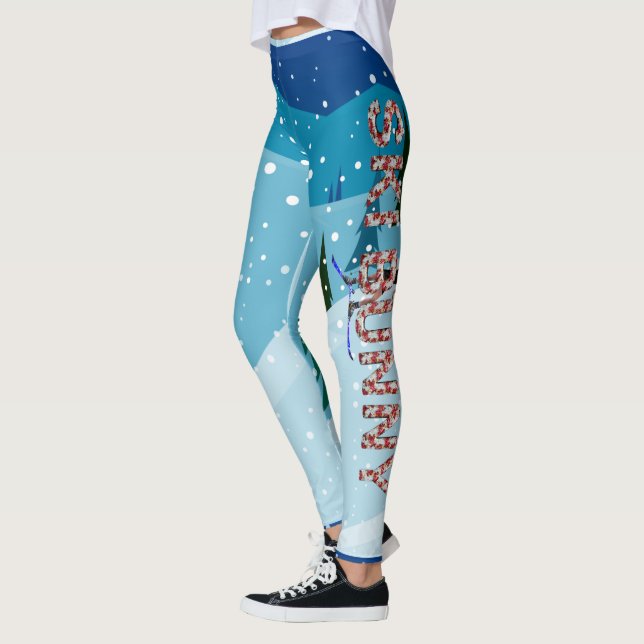 SPITZENschnee-Häschen Leggings (Links)