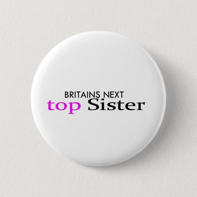 Spitzenschwester Button (Vorderseite)