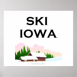 SPITZENski Iowa Poster