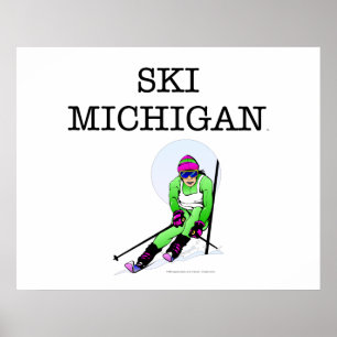 SPITZENski Michigan Poster