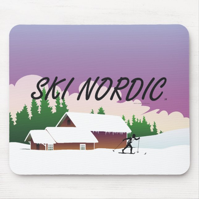 SPITZENskiNordic Mousepad (Vorne)