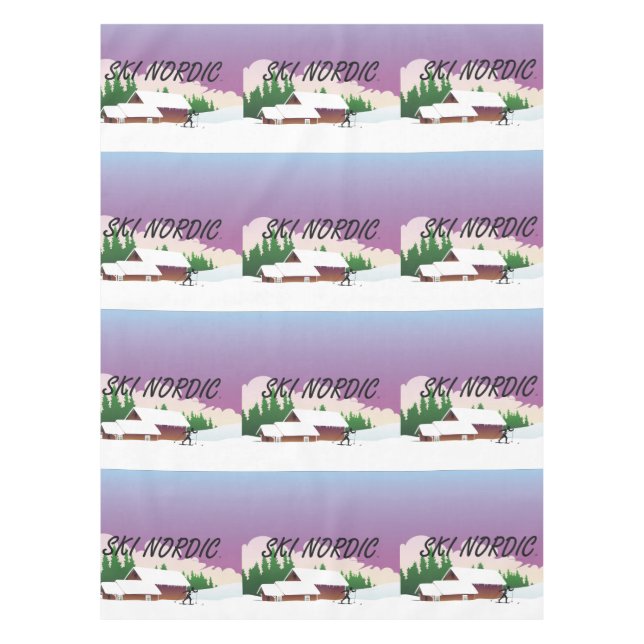 SPITZENskiNordic Tischdecke (Vorderseite)