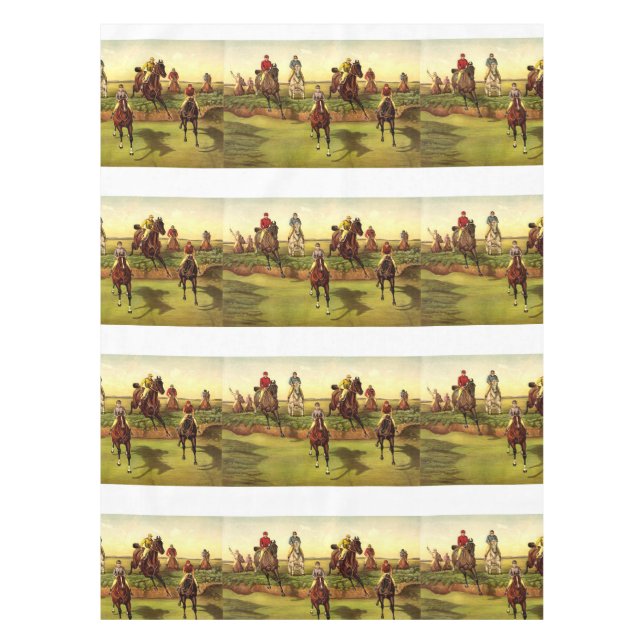 SPITZENsprungs-Rennen Tischdecke (Vorderseite)