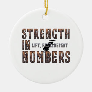 SPITZENstärke in den Zahlen Keramikornament