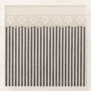 Spitzenstoff-Textilstruktur, Hintergrundmuster. Glasuntersetzer
