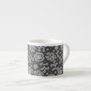 Spitzenstoffmuster 1 espressotasse