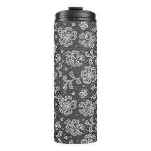 Spitzenstoffmuster 1 thermosbecher