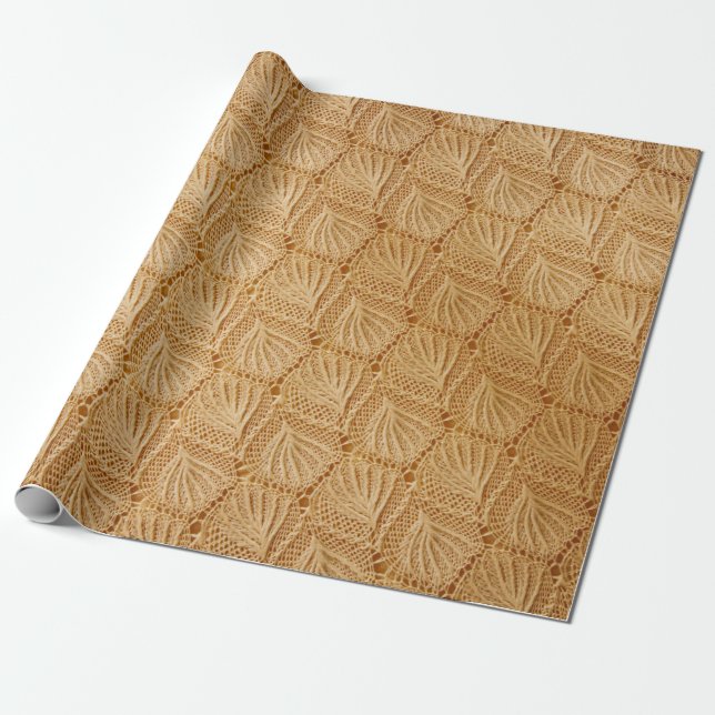 Spitzenstofftexturen Geschenkpapier (Ungerollt)